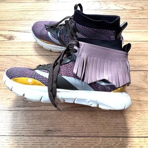 Valentino Garavani Purple and Yellow Men's Sneakers